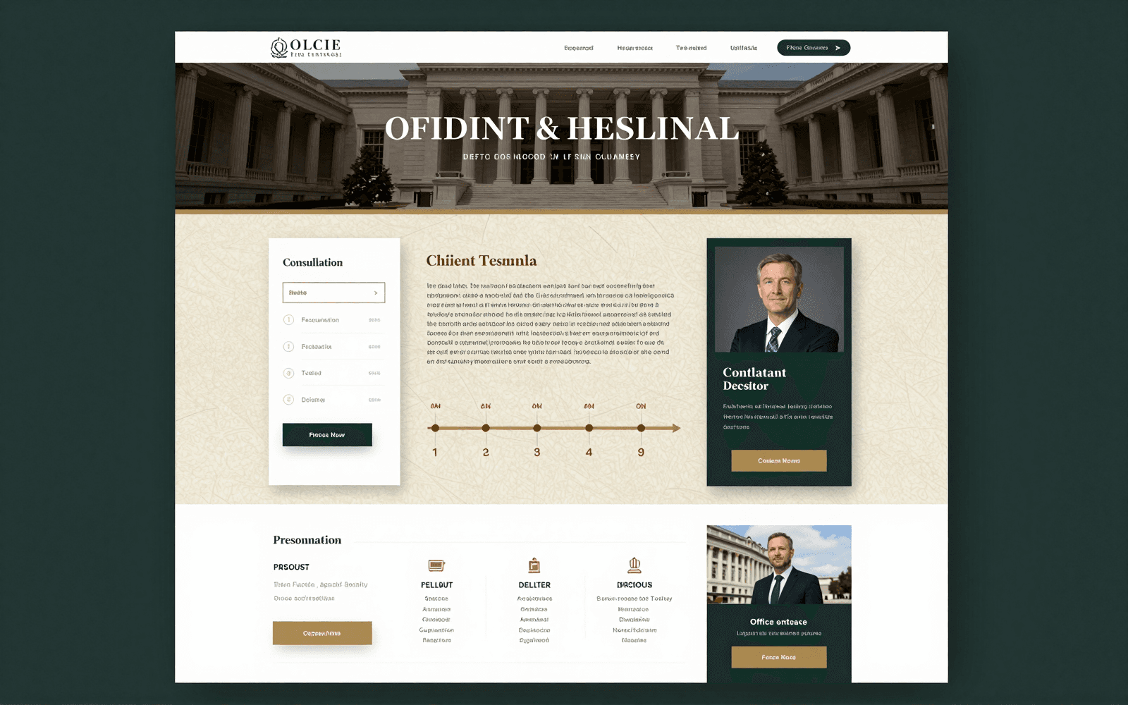 Law Firm website concept